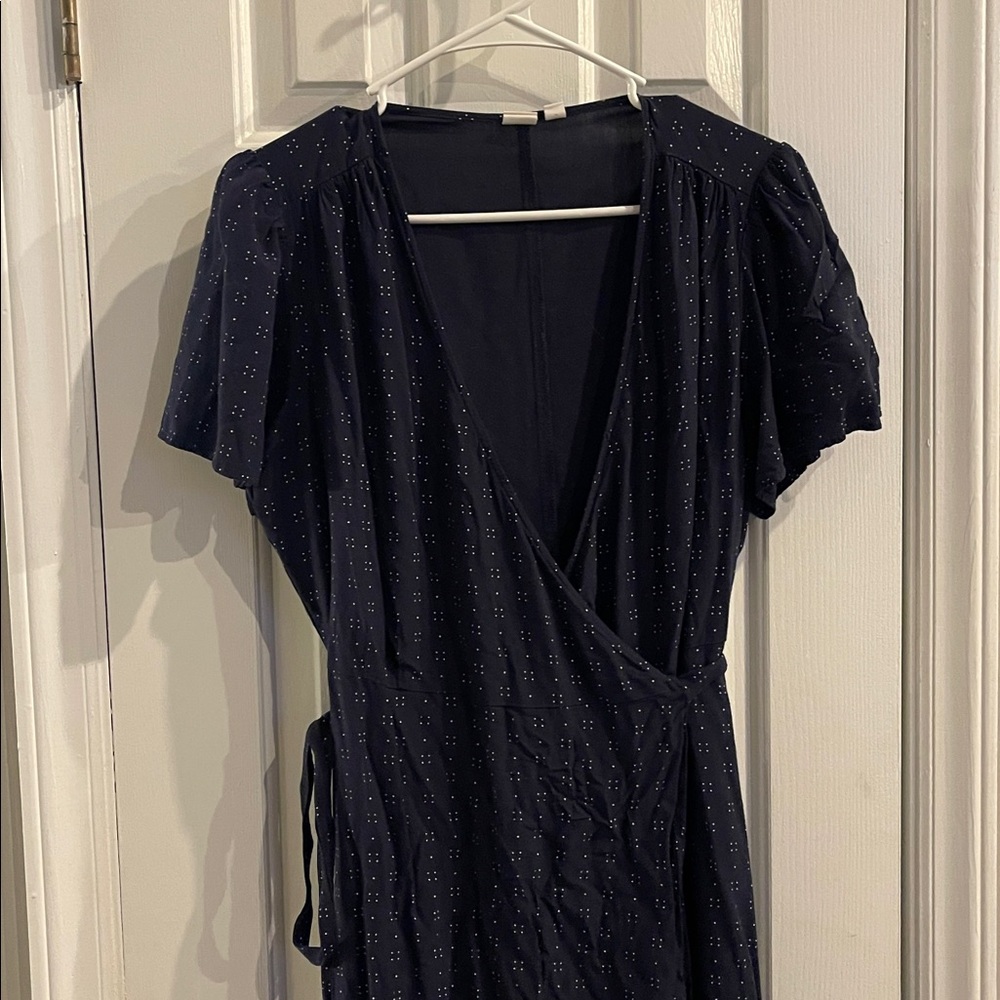 GAP Navy Blue Midi Dress